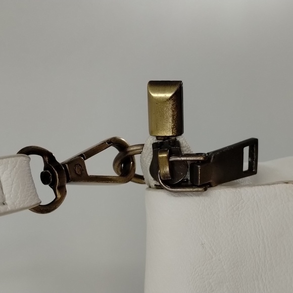 Anthropologie Emma convertible belt bag white two adjustable straps only - Picture 12 of 14
